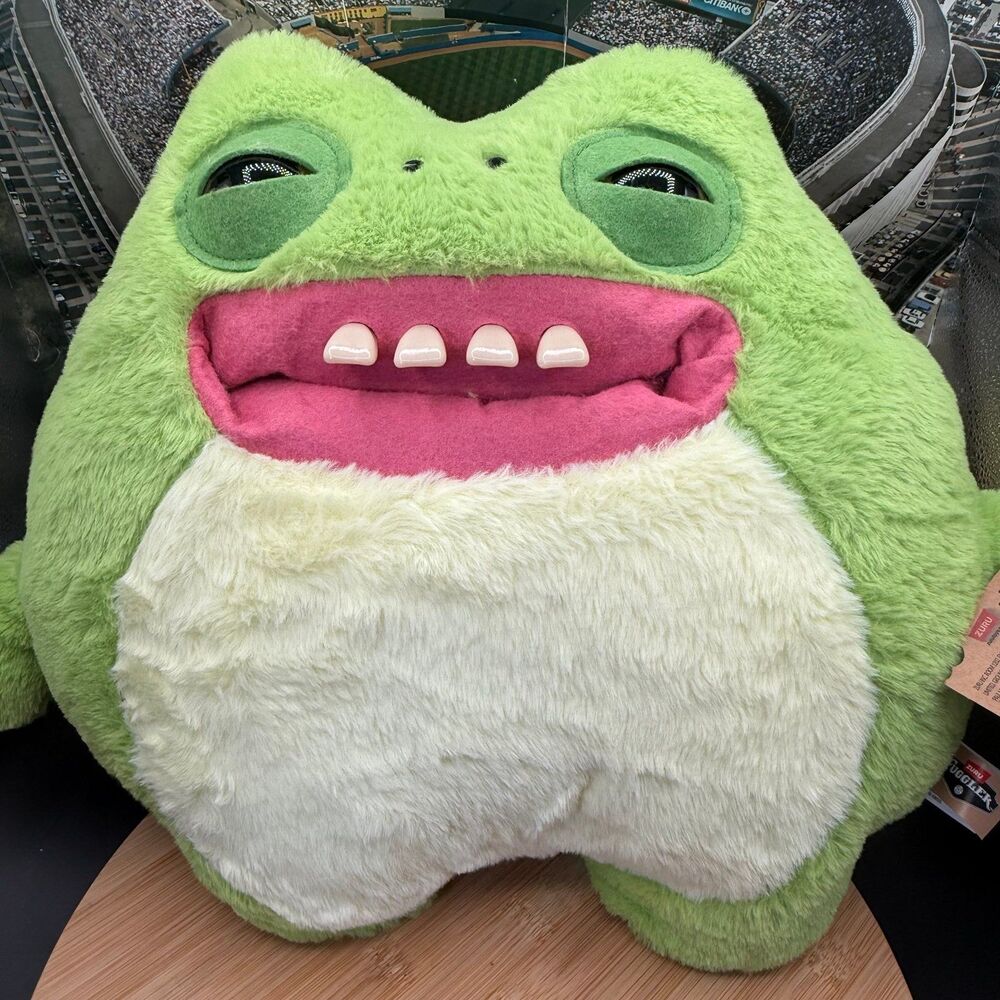 Chunky Fuggs Fuggler Funky Frogington 15” BIG Fugg Plush Giant Frog Fuggler NEW
